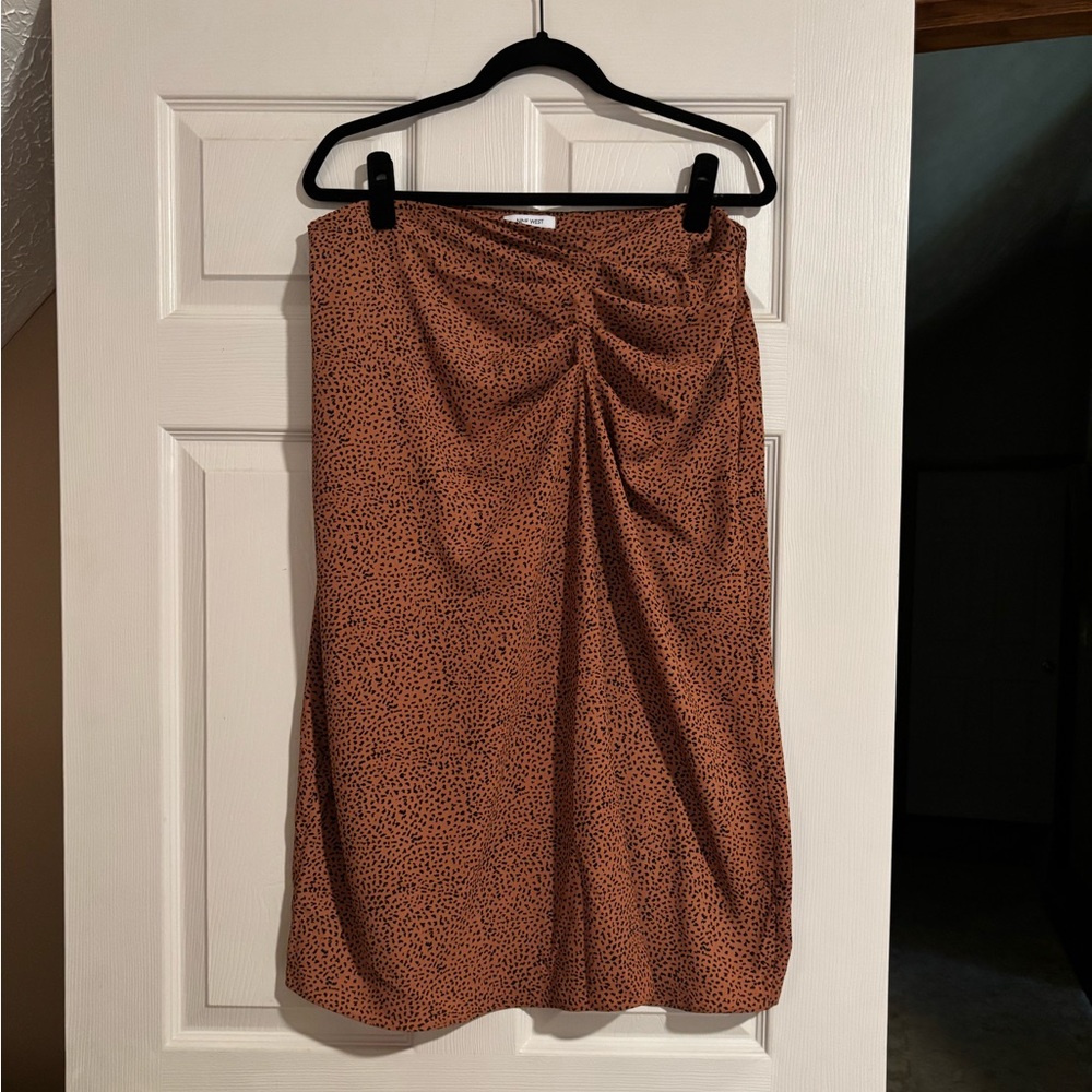 EUC Nine West midi skirt